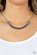 Paparazzi ♥ Throwing SHADES - Blue ♥ Necklace