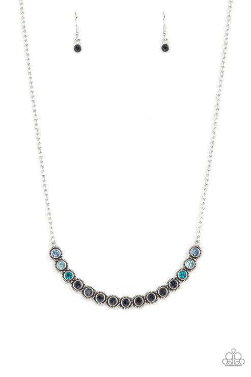 Paparazzi ♥ Throwing SHADES - Blue ♥ Necklace
