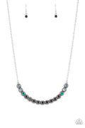 Paparazzi ♥ Throwing SHADES - Blue ♥ Necklace