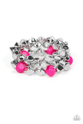Paparazzi ♥ A Perfect TENACIOUS - Pink ♥ Bracelet