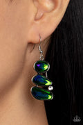 Paparazzi ♥ Gem Galaxy - Green ♥ Earrings