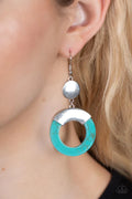 Paparazzi ♥ ENTRADA at Your Own Risk - Blue ♥ Earrings