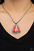 Paparazzi ♥ Artisan Adventure - Red ♥ Necklace