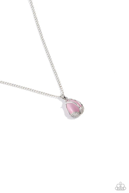 Paparazzi ♥ Top-Notch Trinket - Pink ♥ Necklace