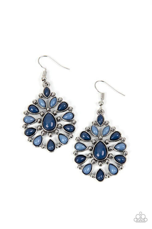Paparazzi ♥ Lively Luncheon - Blue ♥ Earrings
