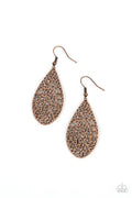 Paparazzi ♥ Vineyard Vanity - Copper ♥ Earrings