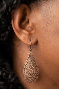 Paparazzi ♥ Vineyard Vanity - Copper ♥ Earrings