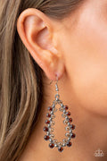 Paparazzi ♥ Its About to GLOW Down - Brown ♥ Earrings