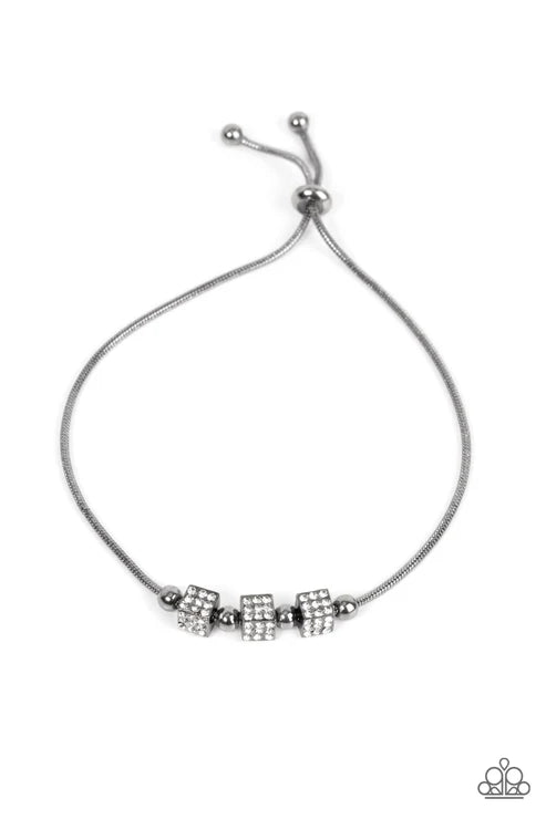 Paparazzi ♥ Roll Out the Radiance - Black ♥ Bracelet