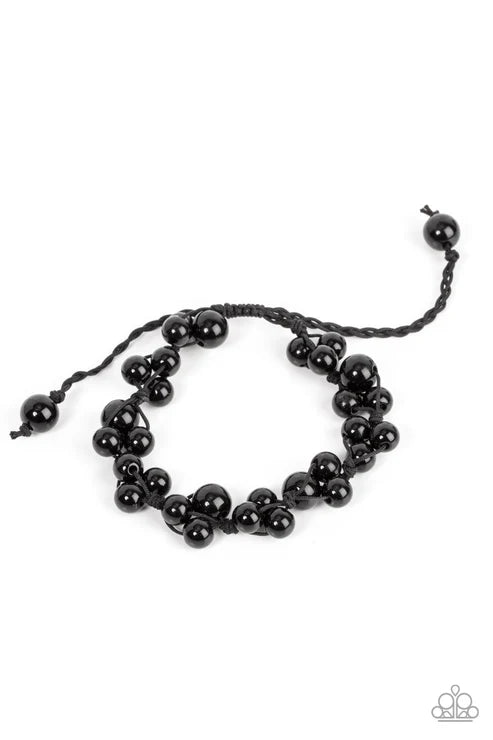 Paparazzi ♥ Vintage Versatility - Black ♥ Bracelet