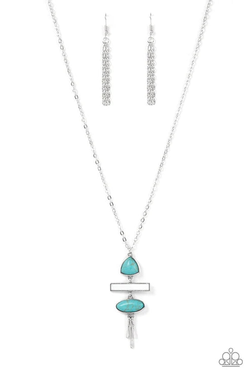 Paparazzi ♥ Artisan Eden - Blue ♥ Necklace
