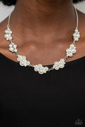 Paparazzi ♥ GRACE to the Top - White ♥ Necklace