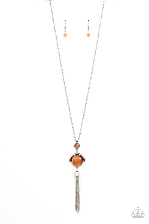 Paparazzi ♥ Lavishly Lucid - Orange ♥ Necklace