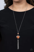 Paparazzi ♥ Lavishly Lucid - Orange ♥ Necklace