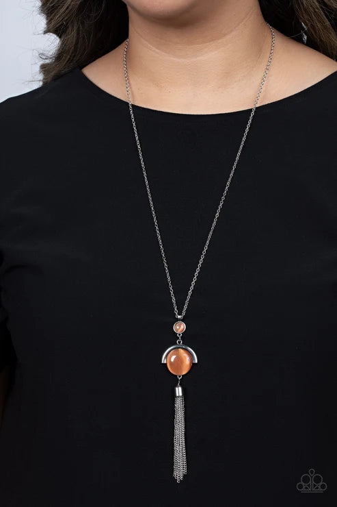 Paparazzi ♥ Lavishly Lucid - Orange ♥ Necklace