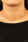 Paparazzi ♥ Daintily Dapper - Gold ♥ Necklace