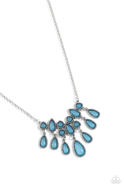 Paparazzi ♥ Exceptionally Ethereal - Blue ♥ Necklace