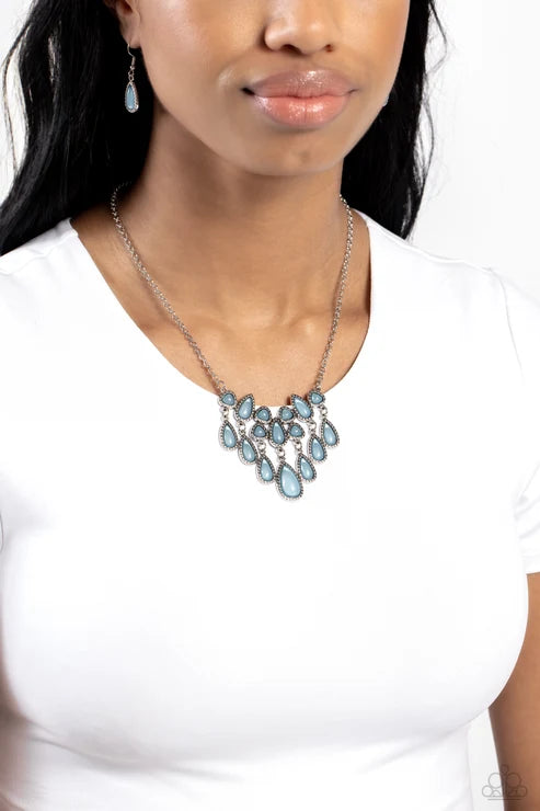 Paparazzi ♥ Exceptionally Ethereal - Blue ♥ Necklace