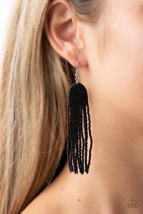 Paparazzi ♥ Right as RAINBOW - Black ♥ Earrings