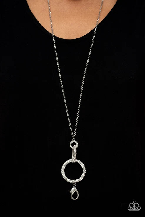 Paparazzi ♥ Radiant Ringleader - White ♥ Lanyard