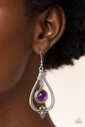 Paparazzi ♥ Ethereal Emblem - Purple ♥ Earrings