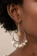 Paparazzi ♥ Cabana Charm - White ♥ Earrings