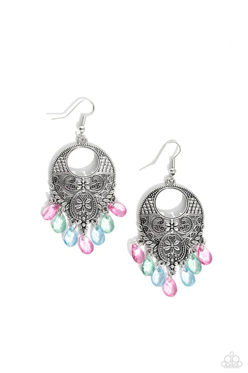 Paparazzi ♥ Prismatically Prairie - Multi ♥ Earrings