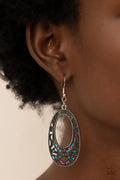 Paparazzi ♥ Colorfully Moon Child - Multi ♥ Earrings