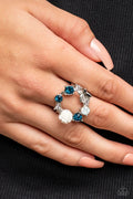 Paparazzi ♥ Butterfly Bustle - Blue ♥ Ring