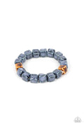 Paparazzi ♥ Glaze Craze - Blue ♥ Bracelet