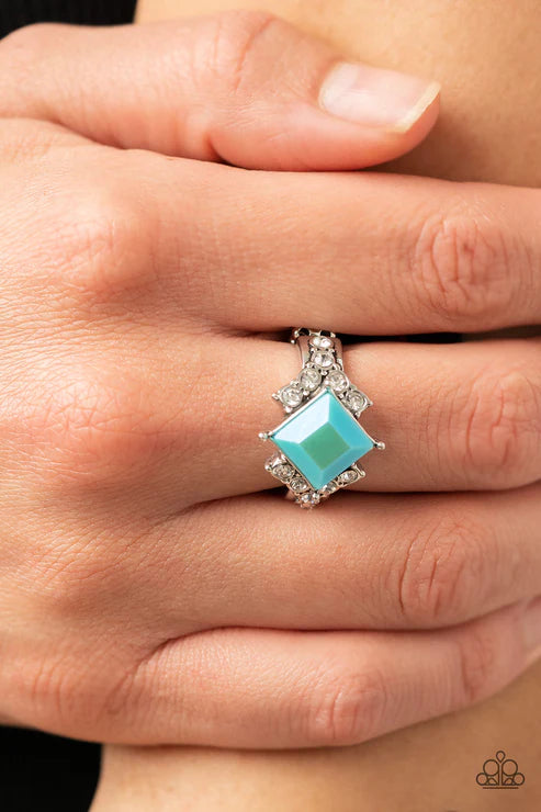 Paparazzi ♥ Mind-Blowing Brilliance - Blue ♥ Ring