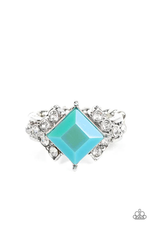 Paparazzi ♥ Mind-Blowing Brilliance - Blue ♥ Ring