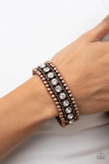 Paparazzi ♥ Ritzy Reboot - Copper ♥ Bracelet