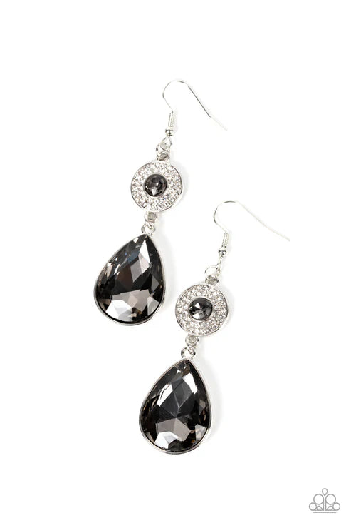 Paparazzi ♥ Collecting My Royalties - Silver ♥ Earrings
