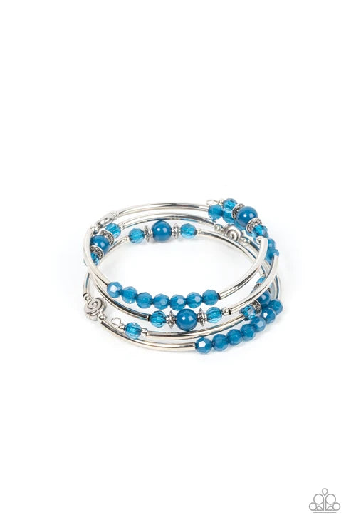 Paparazzi ♥ Vividly Vintage - Blue ♥ Bracelet