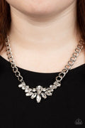 Paparazzi ♥ Come at Me - White ♥ Necklace