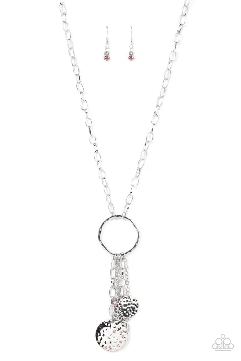 Paparazzi ♥ Trinket Twinkle - Pink ♥ Necklace