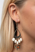 Paparazzi ♥ Adobe Air - Brass ♥ Earrings
