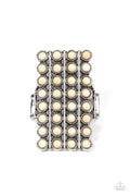 Paparazzi ♥ Pack Your SADDLEBAGS - White ♥ Ring
