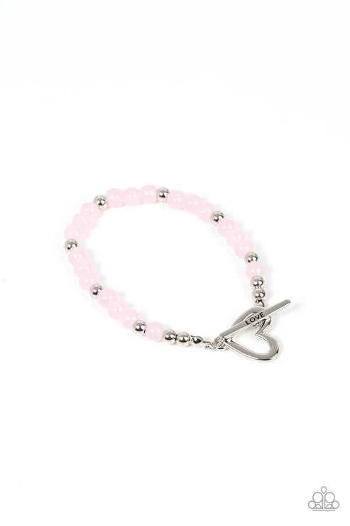 Paparazzi ♥ Following My Heart - Pink ♥ Bracelet