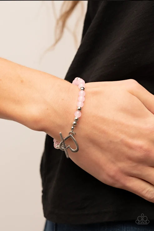 Paparazzi ♥ Following My Heart - Pink ♥ Bracelet