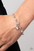 Paparazzi ♥ Truly Lovely - Pink ♥ Bracelet