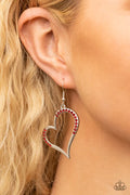 Paparazzi ♥ Tenderhearted Twinkle - Red ♥ Earrings