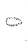 Paparazzi ♥ Block Bash - Silver ♥ Bracelet