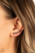 Paparazzi ♥ Its Just a Phase - Copper ♥ Post Earrings