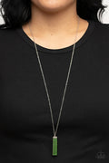 Paparazzi ♥ Set in GEMSTONE - Green ♥ Necklace