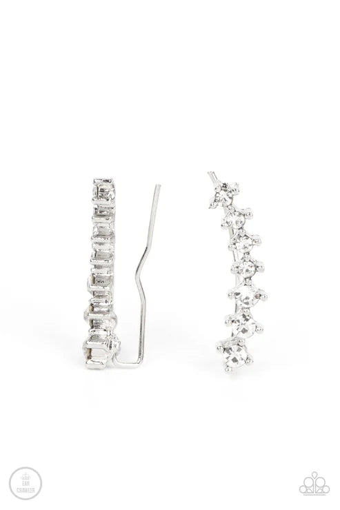 Paparazzi ♥ PRISMATIC and Proper - White ♥ Post Earrings