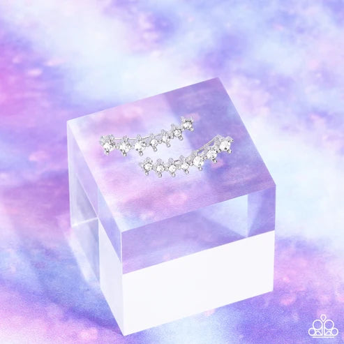 Paparazzi ♥ PRISMATIC and Proper - White ♥ Post Earrings