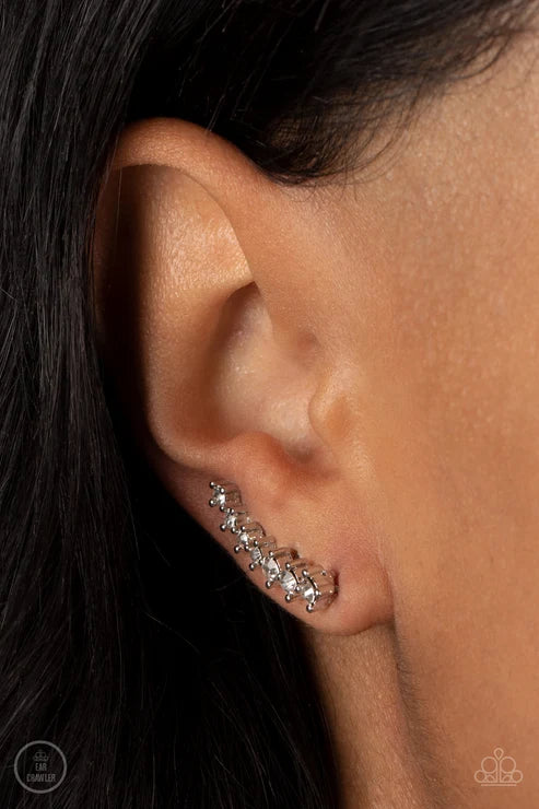 Paparazzi ♥ PRISMATIC and Proper - White ♥ Post Earrings