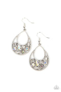 Paparazzi ♥ Regal Recreation - White ♥ Earrings
